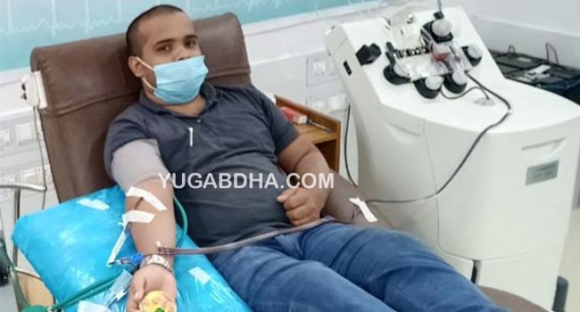 ପ୍ଲାଜମା ଦାନ କଲେ କରୋନା ଯୋଦ୍ଧା ଶିକ୍ଷକ