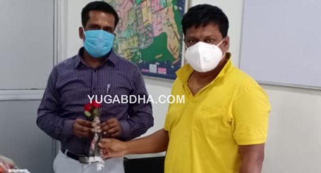 କରୋନାରୁ ସୁସ୍ଥ ହୋଇ କାର୍ଯ୍ୟରେ ଯୋଗଦେଲେ ପୌର ନିର୍ବାହୀ ଅଧିକାରୀ