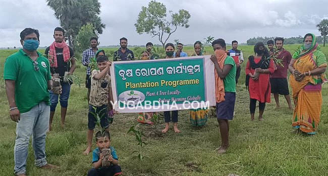 ମହାପୁରୁଷ ଗାନ୍ଧିଜୀ ଓ ଶାସ୍ତ୍ରୀଜୀଙ୍କ ପବିତ୍ର ଜନ୍ମ ତିଥିରେ ବୃକ୍ଷ ରୋପଣ କାର୍ଯ୍ୟକ୍ରମ