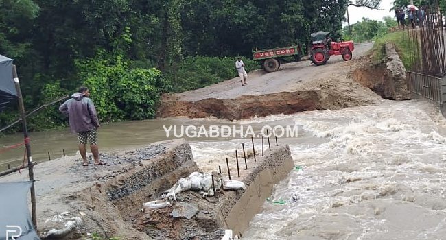 ଭାସିଗଲା ଅସ୍ଥାୟୀ ପୋଲ,ଆସିକା ଦିଗପହଣ୍ଡି ଯୋଗାଯୋଗ ବିଛିନ୍ନ