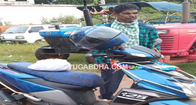ଗଞ୍ଜେଇ ସହ ସ୍କୁଟି ଜବତ,ଜଣେ ଗିରଫ