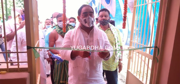 କରୋନା ସଚେତନତା ପଦଯାତ୍ରା ଯୋଜନାରେ ନିର୍ମିତ କାର୍ଯ୍ୟର ଉଦଘାଟନ କଲେ ମନ୍ତ୍ରୀ