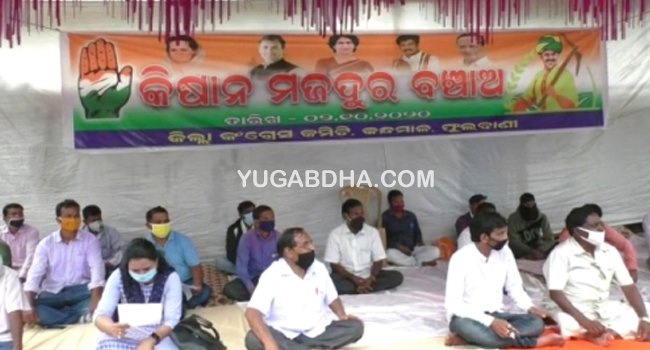 ଗାନ୍ଧି ଜୟନ୍ତୀରେ କଂଗ୍ରେସ ପକ୍ଷରୁ ବିକ୍ଷୋଭ