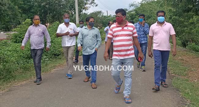 ସାମ୍ଭାବ୍ୟ ବନ୍ୟା ପରିସ୍ଥିତିର ମୁକାବିଲା ପାଇଁ ଜିଲ୍ଲାପାଳଙ୍କ ହିଞ୍ଜିଳି ଗସ୍ତ