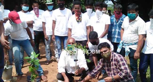 ମହାବୀର ଯୁବ ସଂଘ ପକ୍ଷରୁ ସାମିଆପଲ୍ଲୀ ଗ୍ରାମରେ ବୃକ୍ଷରୋପଣ କାର୍ଯ୍ୟକ୍ରମ