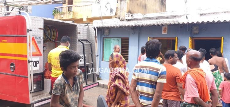 ସର୍ଟ ସର୍କିଟରେ ଲକ୍ଷାଧିକ ଟଙ୍କା ର ସମ୍ପତ୍ତି ନଷ୍ଟ