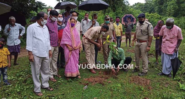 ଗାନ୍ଧୀ ଜୟନ୍ତୀ ଅବସରରେ ବାଘୁଆ ଗାଁରେ ବୃକ୍ଷ ରୋପଣ କାର୍ଯ୍ୟକ୍ରମ
