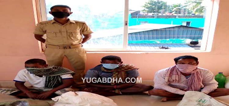 ୧୪୦ ଲିଟର ଦେଶୀ ମଦ ଜବତ; ୩ ଗିରଫ