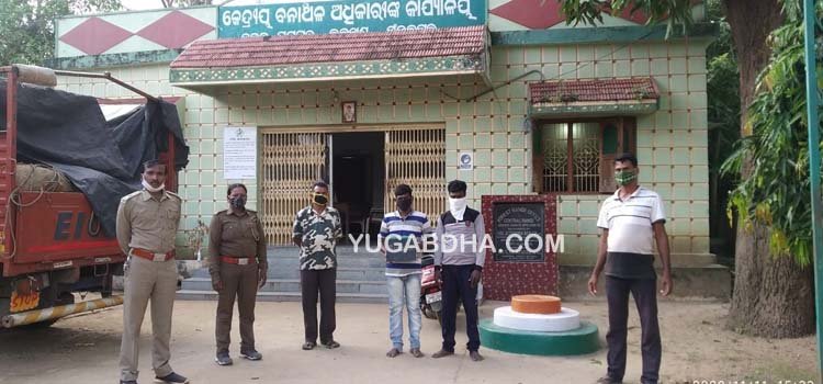 ବନ ସଂରକ୍ଷଣ ସମିତି ଏବଂ ବନ ବିଭାଗର ମିଳିତ ଚଢ଼ାଉ ; ମେସିନ୍ ଲଗା ଟ୍ରାକ୍ଟର୍ ସମେତ ଦୁଇ ଗିରଫ 