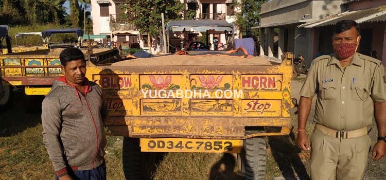 ବେଆଇନ ବାଲିଗାଡି ଜବତ
