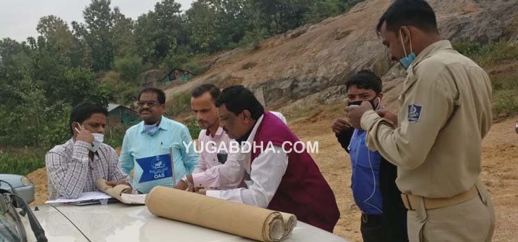 ସୈରାତ ନିଲାମ ପୂର୍ବରୁ ତହସିଲଦାରଙ୍କ ଗାଙ୍ଗପୁର ଲଣ୍ଡା ପାହାଡ ଗସ୍ତ