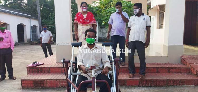 ଭିନ୍ନକ୍ଷମ ସୁକାନ୍ତଙ୍କୁ ମିଳିଲା ଟ୍ରାଇସାଇକେଲ