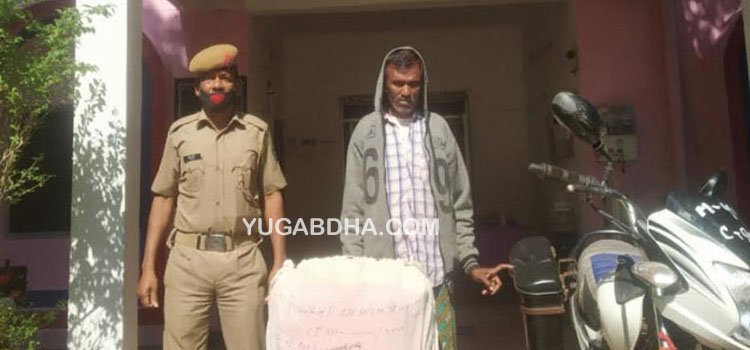 ୩୨ କିଲୋ ଗଞ୍ଜେଇ ସହ ବାଇକ ଜବତ, ଜଣେ ଗିରଫ