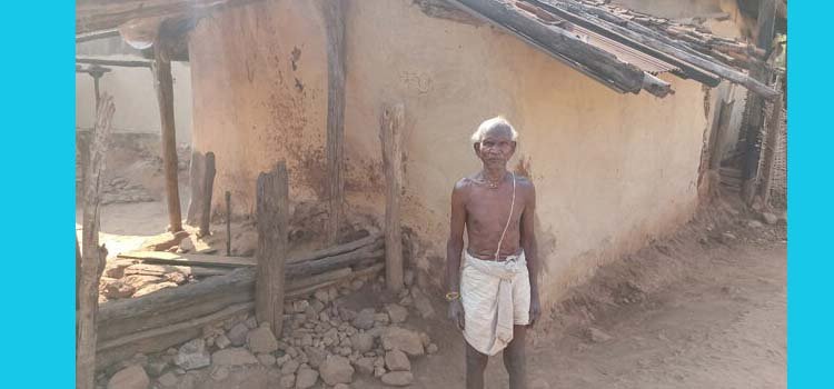 ଭଙ୍ଗା କୁଡ଼ିଆରେ ଜୀବନ ବିତାଉଛନ୍ତି ବୃଦ୍ଧ ଦମ୍ପତ୍ତି