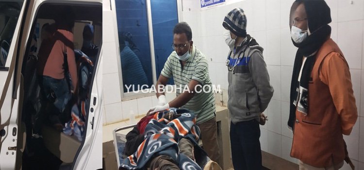 ଆହତକୁ ନିଜେ ଆଣିଲେ ବି.ଡି.ଓ