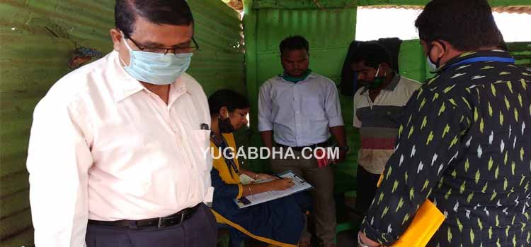 ବିନା ମାକ୍ସରେ ଫାଇନ କାଟିଲେ ଅଧିକାରୀ