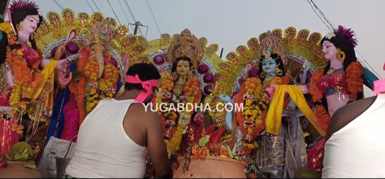 ବାଲିପଦରରେ ମାଁ ମହାଲକ୍ଷ୍ମୀଙ୍କ ମୃଣ୍ମୟ ମୂର୍ତ୍ତି ବିସର୍ଜନ