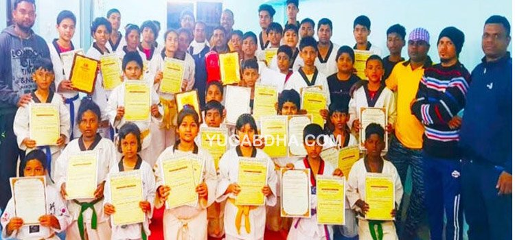 ଟାଏକେଣ୍ଡୋ କଲର ବେଲ୍‍ଟ ପରୀକ୍ଷା ଅନୁଷ୍ଠିତ