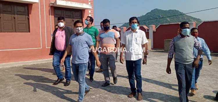 ଉଦଘାଟନ ପୂର୍ବରୁ ପ୍ରସ୍ତୁତି ତଦାରଖ କଲେ ଜିଲ୍ଳାପାଳ;୮ ରେ ହିଂଜିଳି ଜେଏମଏଫସି ନୂତନ କୋଠା ଉଦଘାଟନ