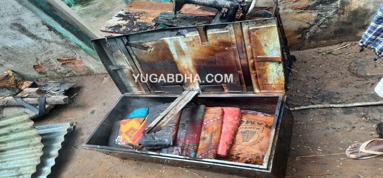 ଅଗ୍ନିକାଣ୍ଡ ଘଟି ୨ ବଖରା ଘର ଓ ଜିନିଷପତ୍ର ନଷ୍ଟ