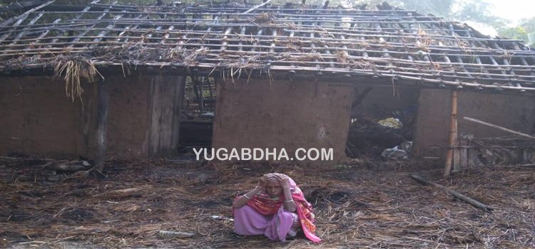 ଅଗ୍ନିକାଣ୍ଡ ଘଟି ତିନି ବଖରା ନଷ୍ଟ