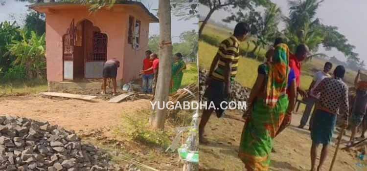 ମନ୍ଦିର ରାସ୍ତା ନିର୍ମାଣ ଘଟଣାକୁ କେନ୍ଦ୍ର କରି ଆକ୍ରମଣ