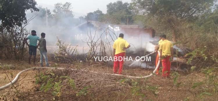 ସୁନ୍ଦରାପାଳରେ ଭଷ୍ମୀଭୁତ ଧାନଗଦା