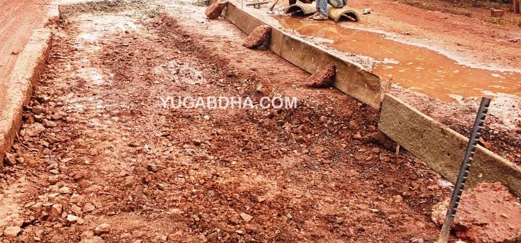 ରାଜ୍ୟ ରାଜପଥ ନଂ ୨ର କଂକ୍ରିଟ୍ ରାସ୍ତା ନିର୍ମାଣ ନିମ୍ନମାନର ଅଭିଯୋଗ