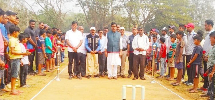 ଭଗବତୀ ଯୁବକ ସଂଘ ଦ୍ୱାରା ପ୍ରିମୀୟର ଲିଗ ଟି୨୦କ୍ରିକେଟ ଟୁର୍ଣ୍ଣାମେଣ୍ଟ ଉଦଘାଟନ