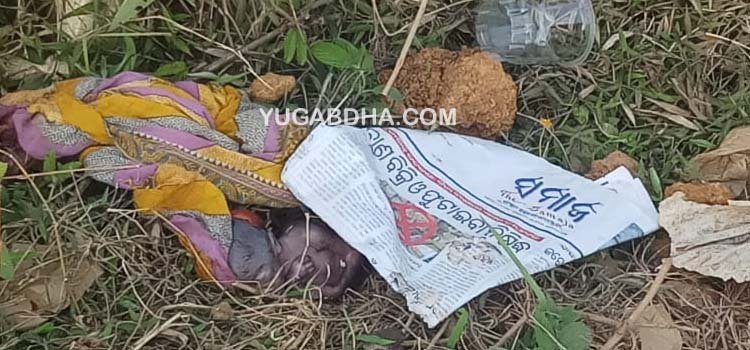 ରାସ୍ତା ପାର୍ଶ୍ୱ ରୁ ନବଜାତକ ଶିଶୁ ମୃତ ଦେହ ଉଦ୍ଧାର