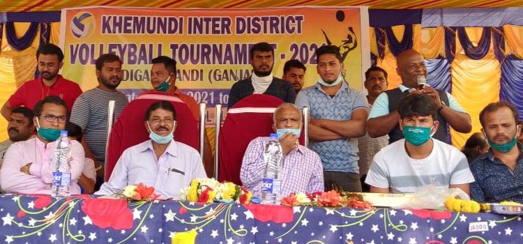 ଖେମୁଣ୍ଡି ଆନ୍ତଃଜିଲା ଭଲିବଲ୍ ଟୁର୍ନାମେଣ୍ଟ ଉଦଘାଟିତ ; ବ୍ରହ୍ମପୁର ଟିମ୍ କୁ ପରାଜିତ କରି ପାଣିଗଣ୍ଡା ଟିମ୍ ବିଜୟୀ