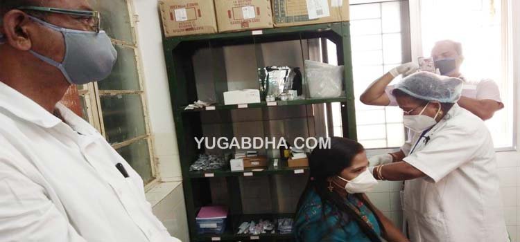 ମୁନିଷିପେଣ୍ଠ ଗୋଷ୍ଠୀ ସ୍ୱାସ୍ଥ୍ୟ କେନ୍ଦ୍ର ରେ ର ଟିକାକରଣର ଶୁଭାରମ୍ଭ