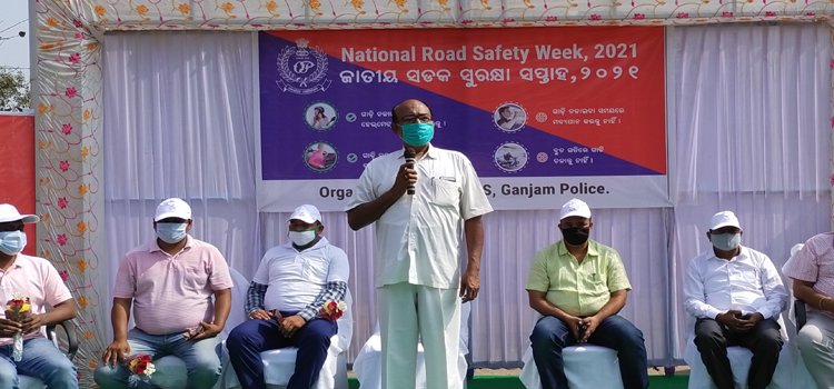 ସଡ଼କ ସୁରକ୍ଷା ମାସ ପାଳିତ