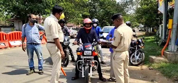 ପୁଲିସ ପକ୍ଷରୁ ଯାନବାହାନ ଯାଂଚ କଡ଼ାକଡ଼ି