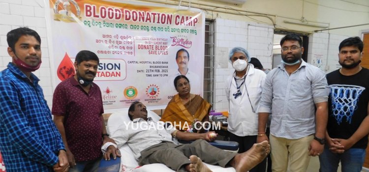 ୬୪ବର୍ଷ ମଧ୍ୟରେ ଗୋପୀମୋହନଙ୍କ ୧୬୨ଥର ରକ୍ତଦାନ