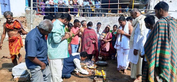 ପାରଳାରେ ନୂତନ ଜଗନ୍ନାଥ ମନ୍ଦିର ନିର୍ମାଣ ନିମନ୍ତେ ଶୀଳା ନ୍ୟାସ 