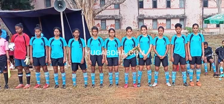 କେନ୍ଦ୍ରାପଡା ଜିଲ୍ଲା ମହିଳା ଫୁଟବଲ ଦଳ ୫-୦ଗୋଲରେ ବିଜୟୀ