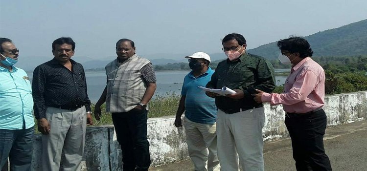 ସୁରକ୍ଷା ନିର୍ଦ୍ଦେଶକଙ୍କ ଧନେଇ ଜଳ ଭଣ୍ଡାର ପରିଦର୍ଶନ।