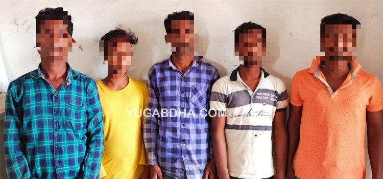 ଡକାୟତି ଉଦ୍ୟମ ପଣ୍ଡ, ୫ ଡକାୟତ ଗିରଫ କାର ଓ ମାରଣାସ୍ତ୍ର ଜବତ