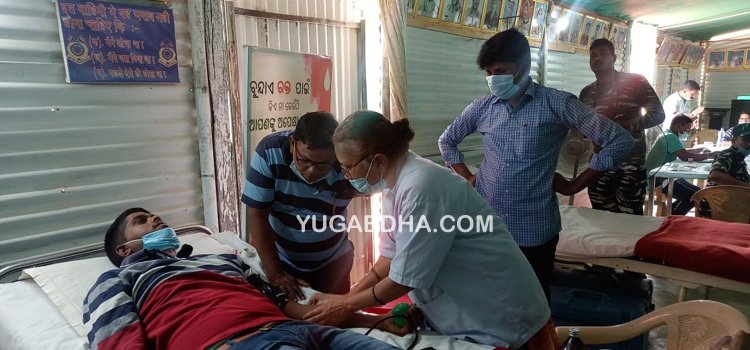 ବାଲିଗୁଡା ସିଆରଏଫ ତରଫରୁ ରକ୍ତଦାନ ଶିବିର ଆୟୋଜିତ ୩୦ ୟୁନିଟ ସଂଗୃହିତ
