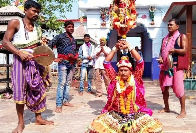 ମା ମଙ୍ଗଳାଙ୍କ ଝାମୁଯାତ୍ରାର ପ୍ରଥମ ପାଳି ଭକ୍ତଙ୍କ ବିନା ଅନୁଷ୍ଠିତ