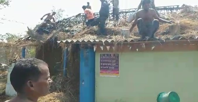 ବାଣ ନିଆଁରୁ ଜଳିଗଲା ୩ବଖରା