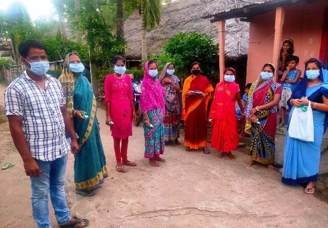 ଗାଁ କଲ୍ୟାଣ ସମିତି ପକ୍ଷରୁ କୋଭିଡ୍ ସଚେତନତା