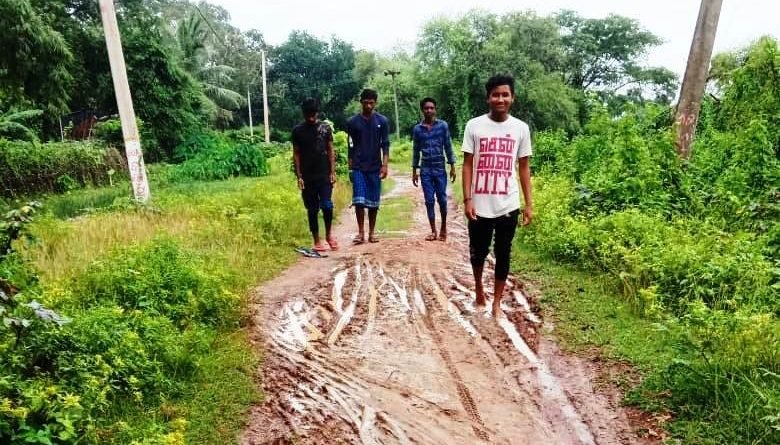 ଜେନା ସାହିରୁ ପରିଡା ସାହି ରାସ୍ତା ଶୋଚନୀୟ