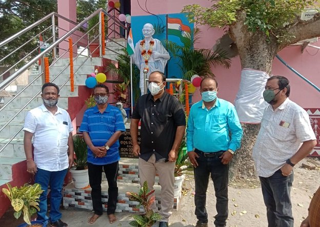 କଂସାର ପଞ୍ଚାୟତରେ ସ୍ୱାଧୀନତା ଦିବସରେ ମହାତ୍ମାଗାନ୍ଧୀଙ୍କ ପ୍ରତିମୂର୍ତ୍ତି ଉନ୍ମୋଚିତ