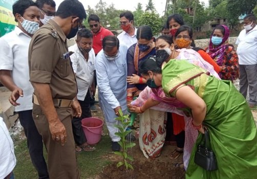 ପୈାରସଂସ୍ଥା ପକ୍ଷରୁ ଆବାସ ଯୋଜନା କାର୍ଯ୍ୟାଦ୍ଦେଶ ବଣ୍ଟନ ଓ ବୃକ୍ଷରୋପଣ