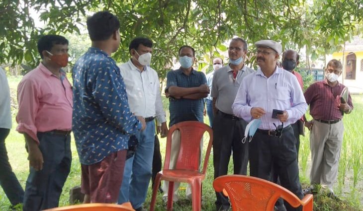 କୃଷି ସଚିବଙ୍କ ହାଟଡିହି ଅଞ୍ଚଳ ଗସ୍ତ