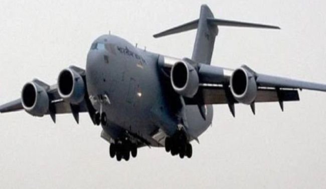 ୮୫ରୁ ଅଧିକ ଭାରତୀୟଙ୍କୁ ଧରି ଫେଲା ଭାରତୀୟ ବାୟୁସେନାର C-130J ବିମାନ