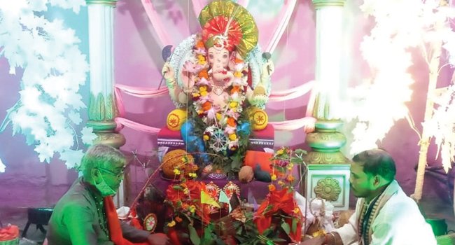 କରୋନା ଯୋଗୁଁ ବାଲେଶ୍ୱରରେ ନିରାଡ଼ମ୍ବର ଗଣେଶ ପୂଜା