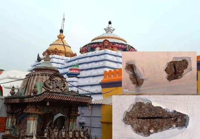 ମଙ୍ଗଳା ମନ୍ଦିରର ମୁଖ୍ୟ ଦ୍ୱାରରୁ ଖସୁଛି ପଲସ୍ତରା,ପ୍ରଶାସନର ନିଘାନାହିଁ